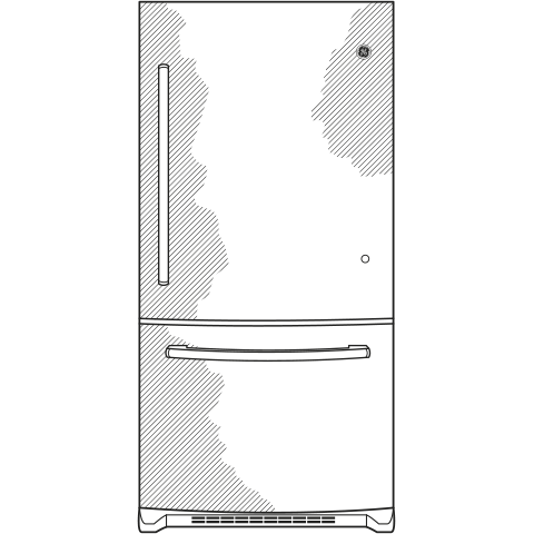 20.9 Cu. Ft. Bottom-Freezer Refrigerator view 6