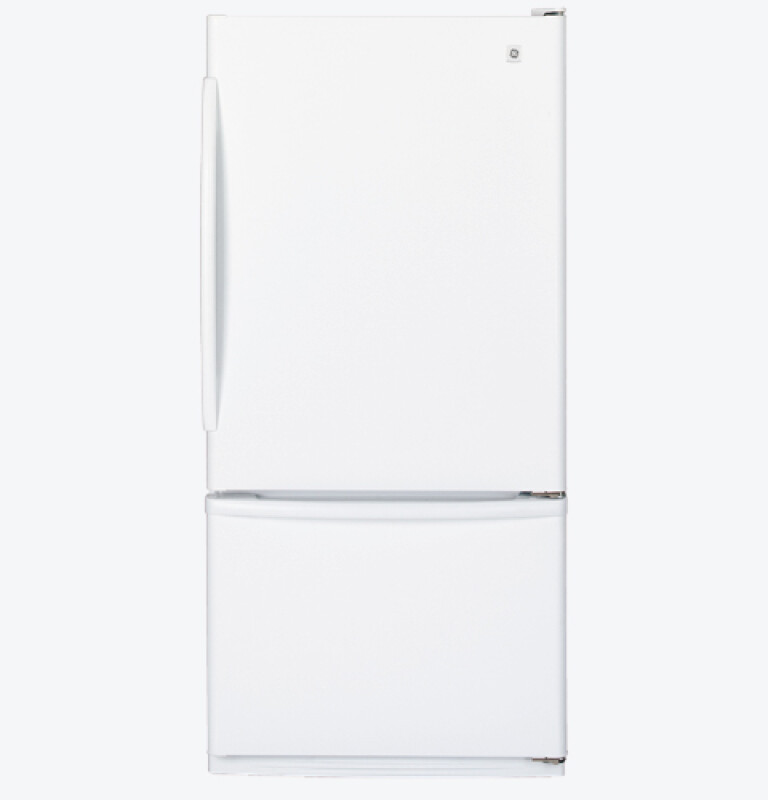 18.1 Cu. Ft. Bottom-Freezer Door Refrigerator GBS18KBPWW, product image 2 of 2