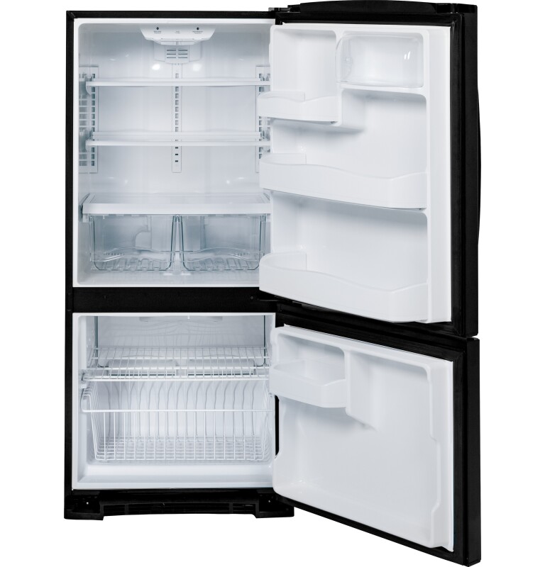 20.3 Cu. Ft. Bottom Freezer Refrigerator GBS20EGHBB, product image 3 of 9