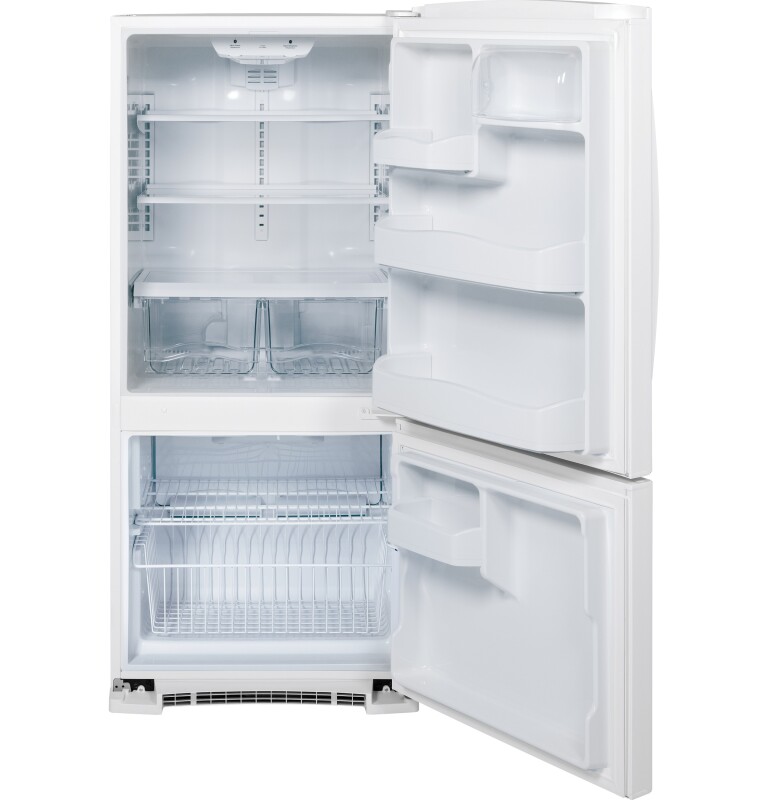 20.3 Cu. Ft. Bottom Freezer Refrigerator GBS20EGHWW, product image 3 of 9