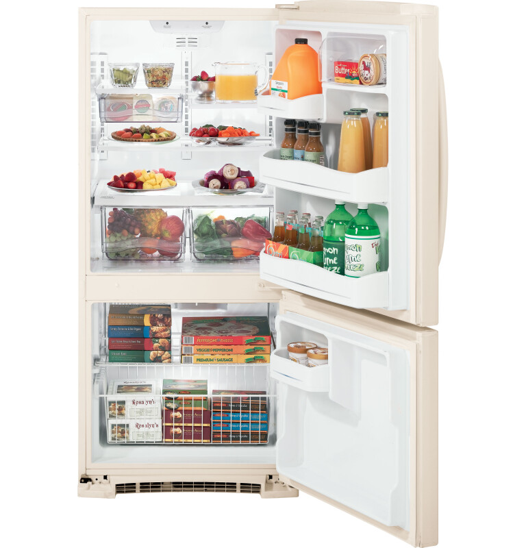 20.3 Cu. Ft. Bottom Freezer Refrigerator GBSC0HBXCC, product image 2 of 11