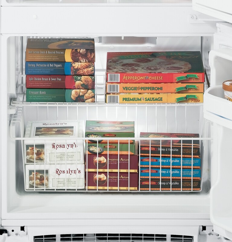 20.3 Cu. Ft. Bottom Freezer Refrigerator GBSC0HBXWW, product image 8 of 11