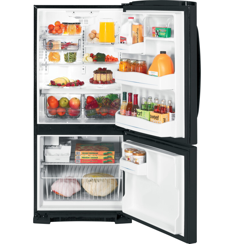 20.3 Cu. Ft. Bottom Freezer Refrigerator GBSC0HCXBB