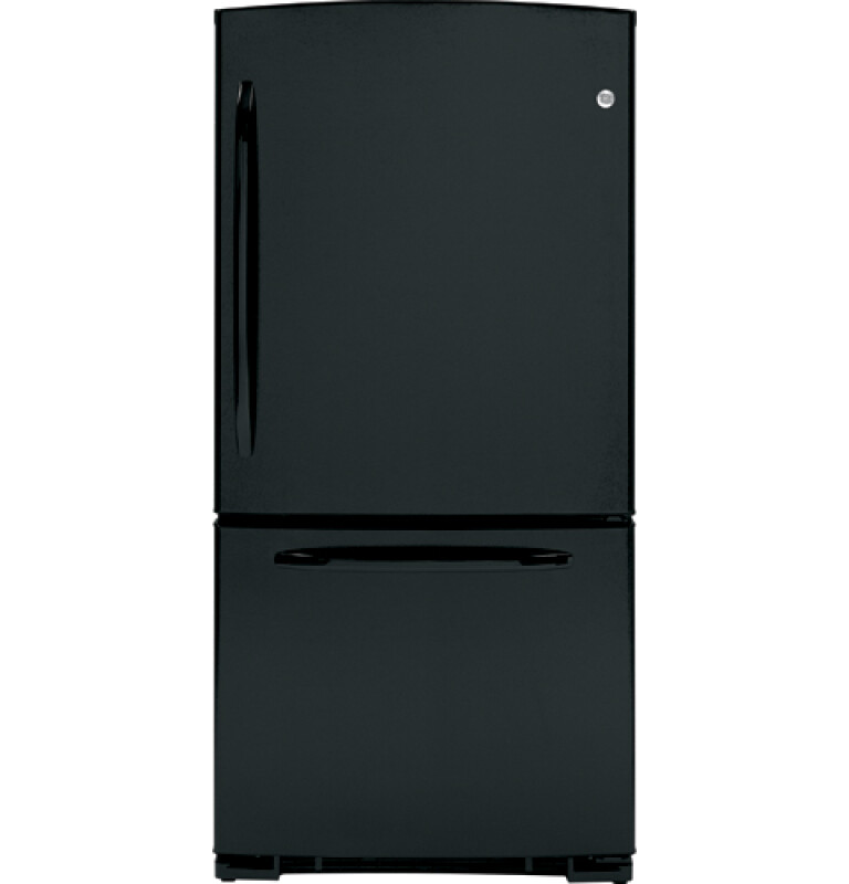23.1 Cu. Ft. Bottom Freezer Refrigerator GBSC3HBXBB, product image 2 of 4