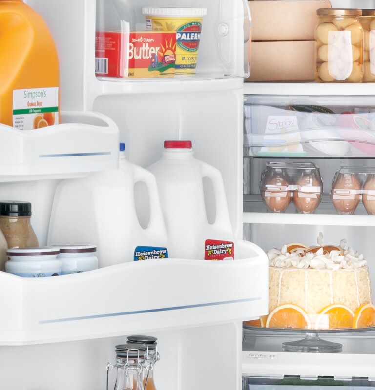 20.3 Cu. Ft. Bottom Freezer Refrigerator GBSL0HCXLLS, product image 4 of 12
