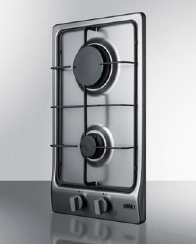 12" Wide 2-Burner Gas Cooktop view 2