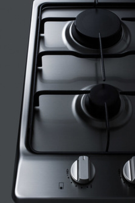 12" Wide 2-Burner Gas Cooktop view 3
