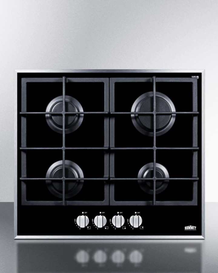 24" Wide 4-Burner Gas Cooktop view 5