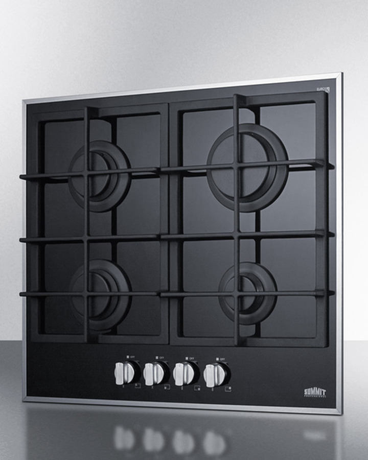 24" Wide 4-Burner Gas Cooktop view 7
