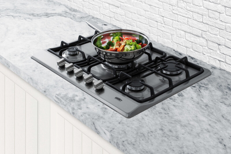27" Wide 5-Burner Gas Cooktop view 5