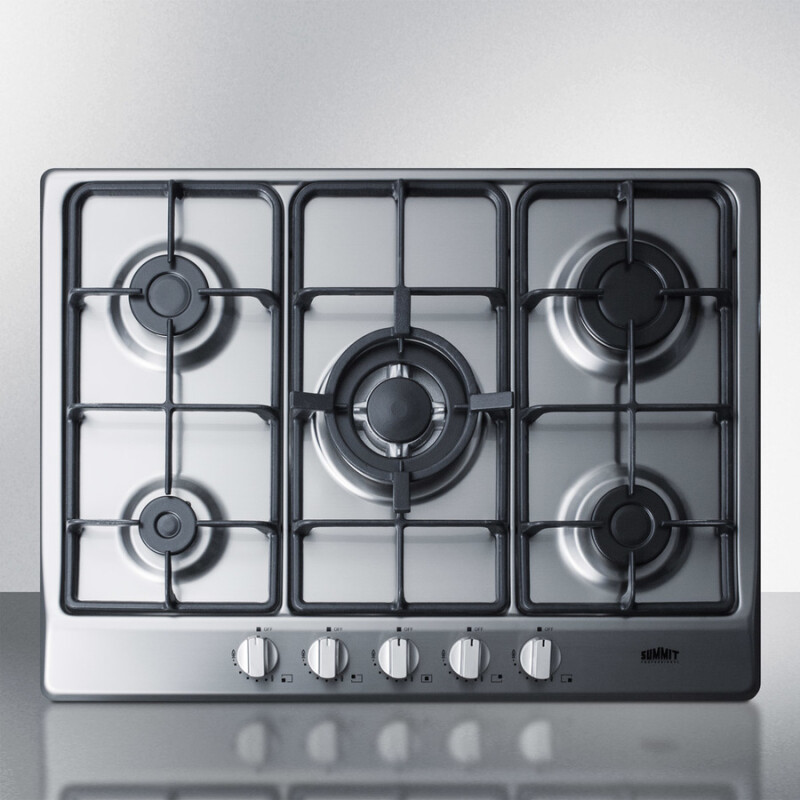 27" Wide 5-Burner Gas Cooktop view 6
