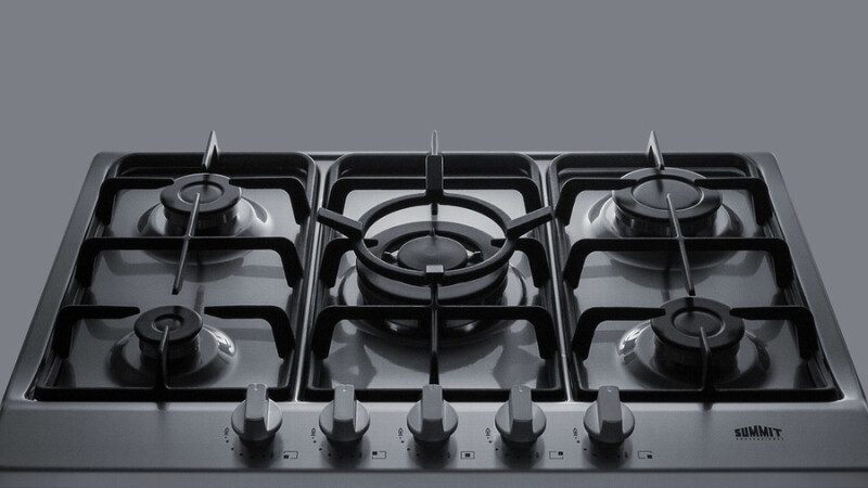 27" Wide 5-Burner Gas Cooktop view 4