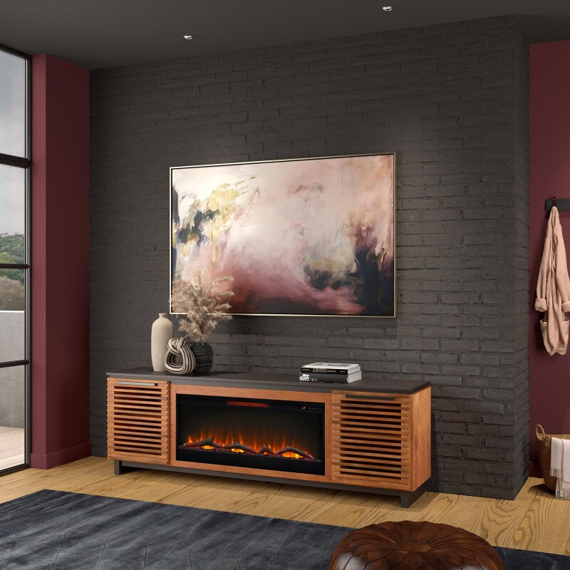 Graceland 86" Fireplace Console GC5410BNB