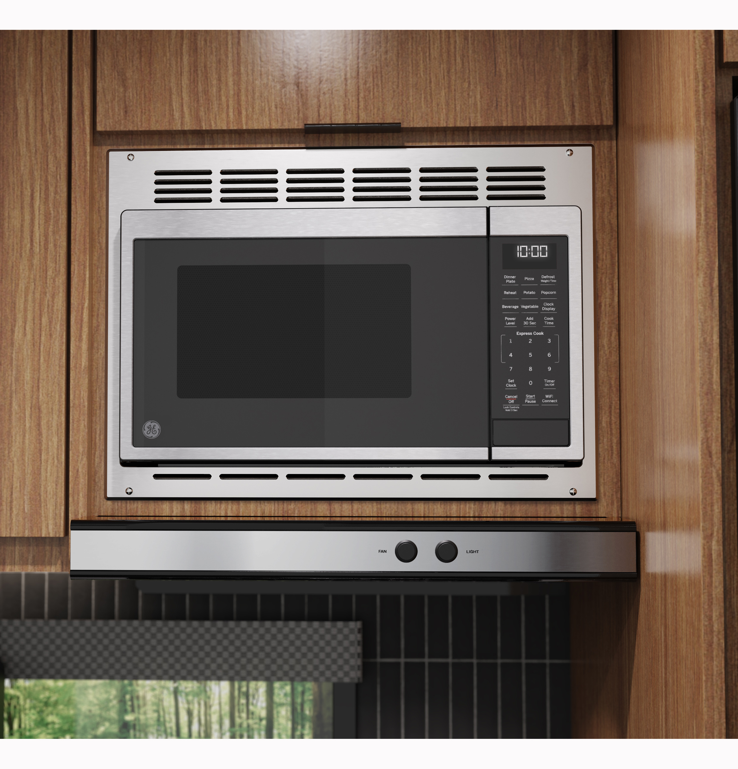 0.9 Cu. Ft. Capacity Built-In Microwave Oven GCBK09N1WSS