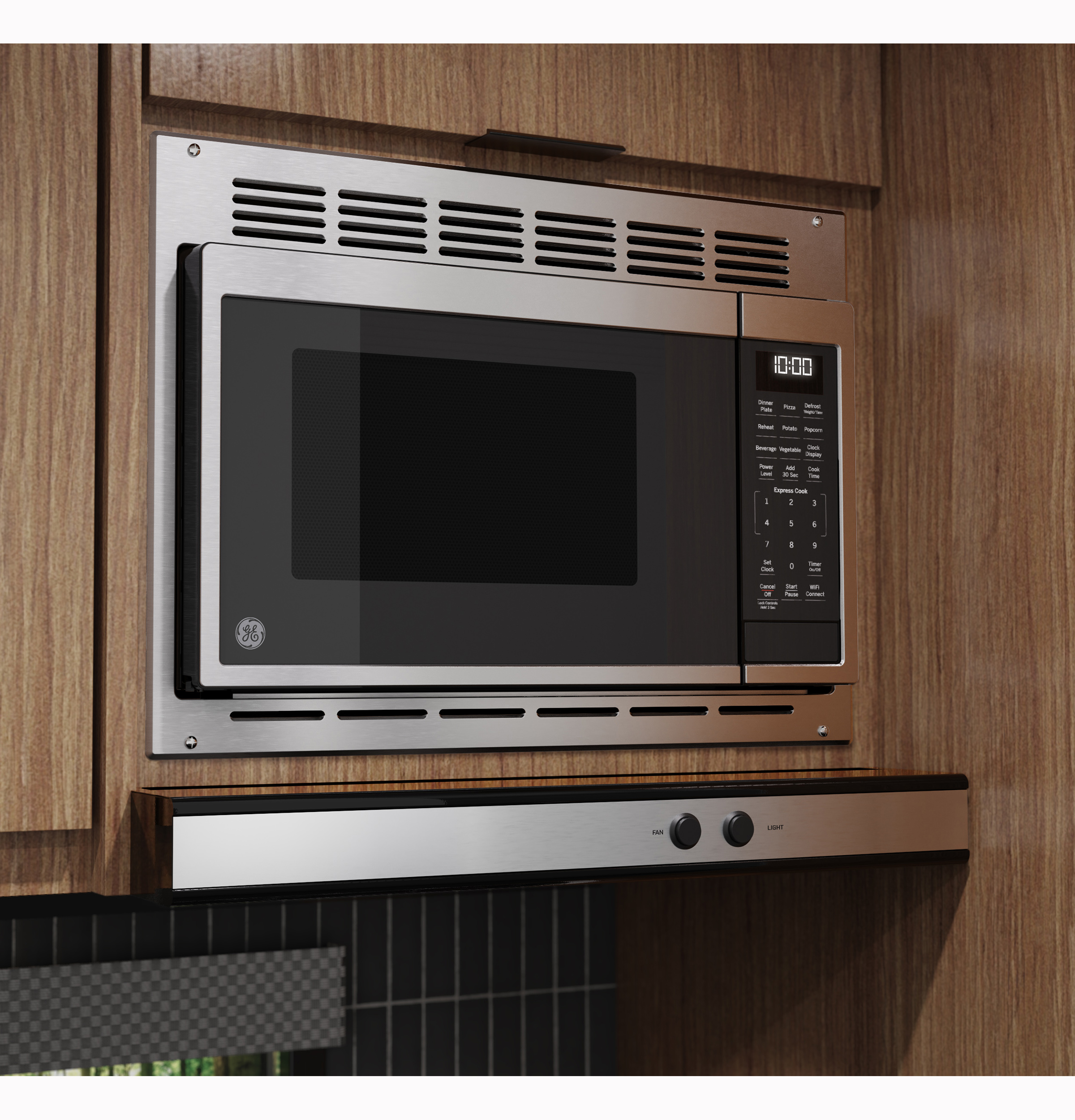 0.9 Cu. Ft. Capacity Built-In Microwave Oven GCBK09N1WSS
