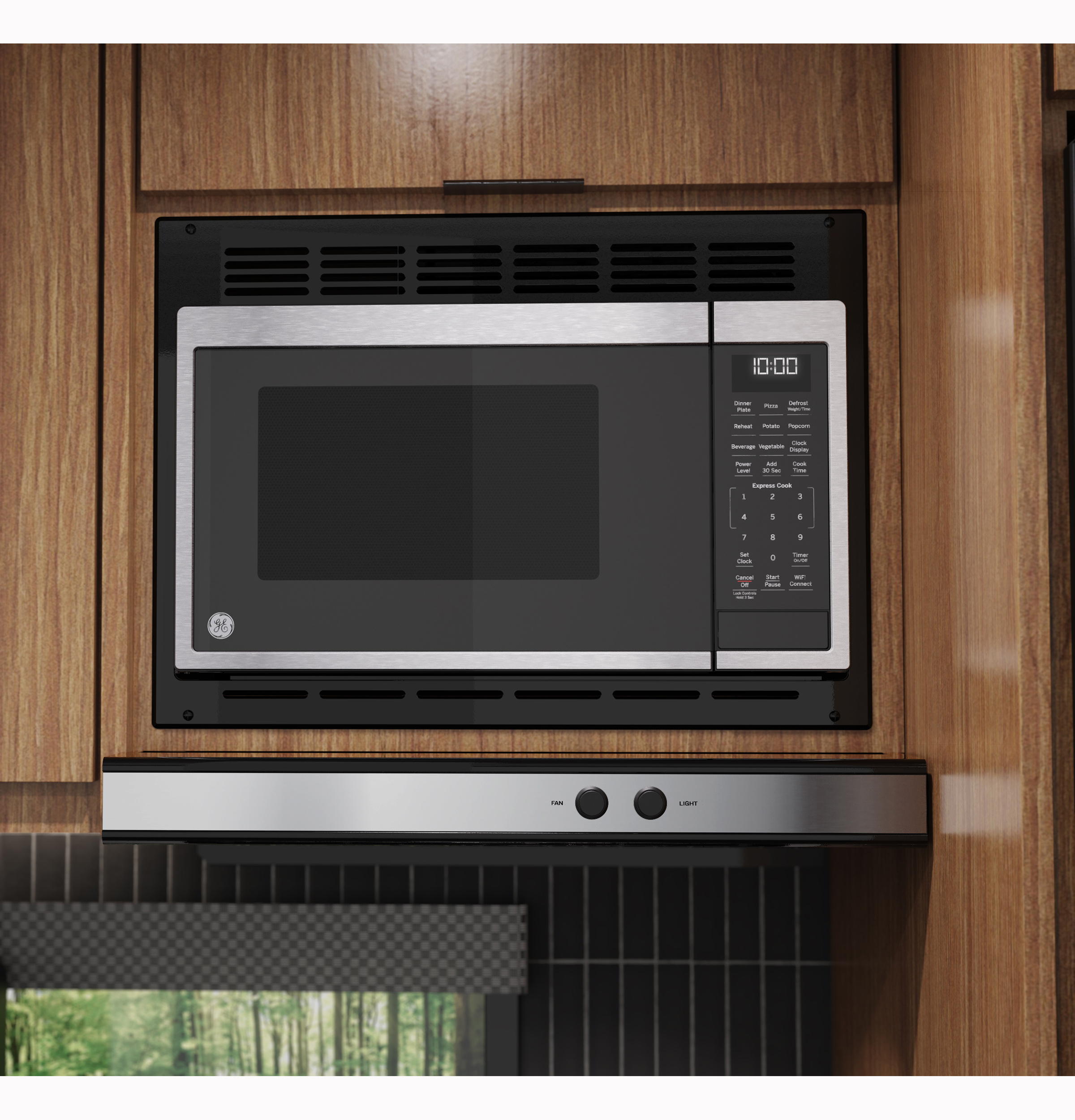 0.9 Cu. Ft. Capacity Built-In Microwave Oven GCBK09N1WSS