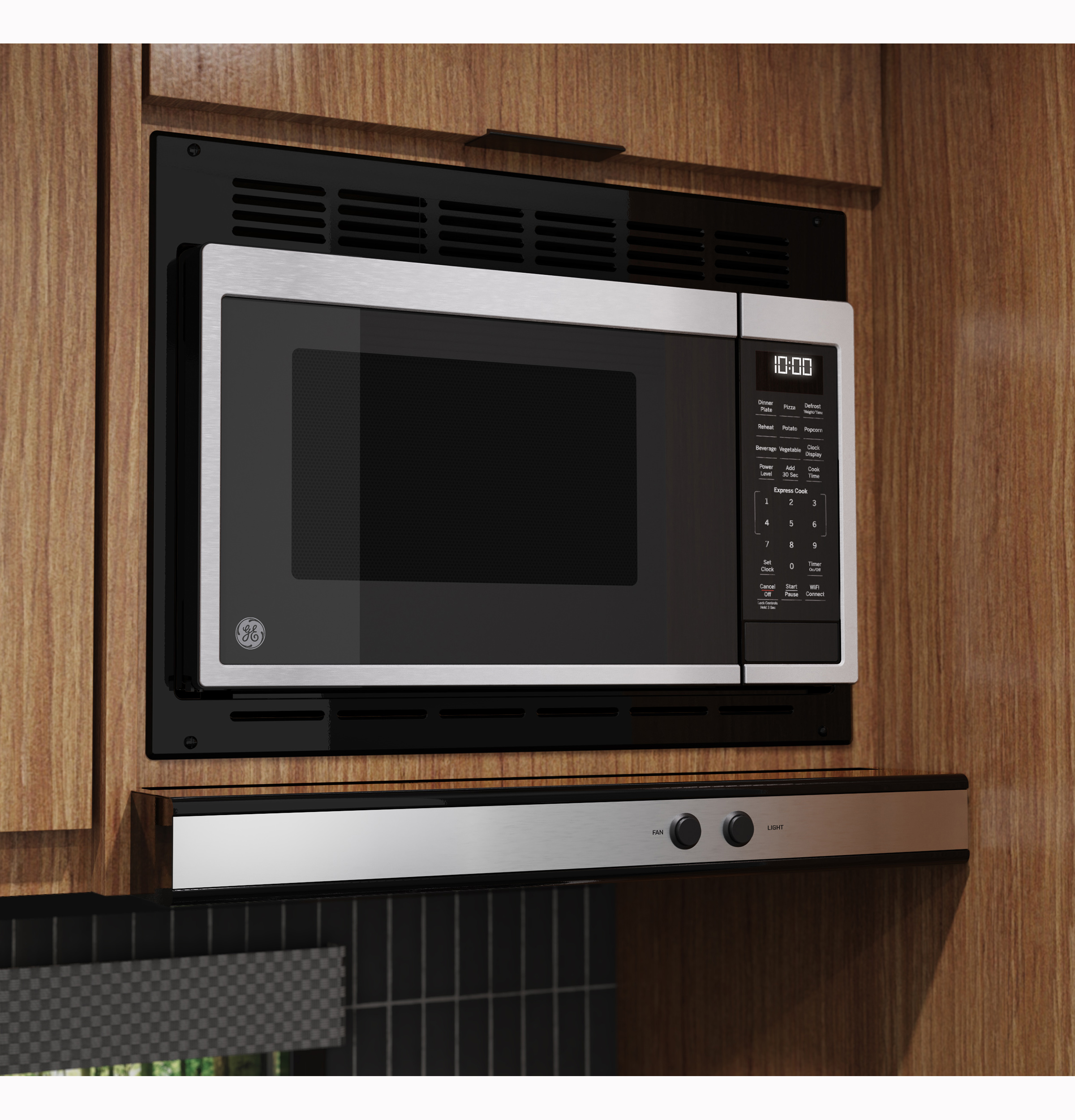 0.9 Cu. Ft. Capacity Built-In Microwave Oven GCBK09N1WSS