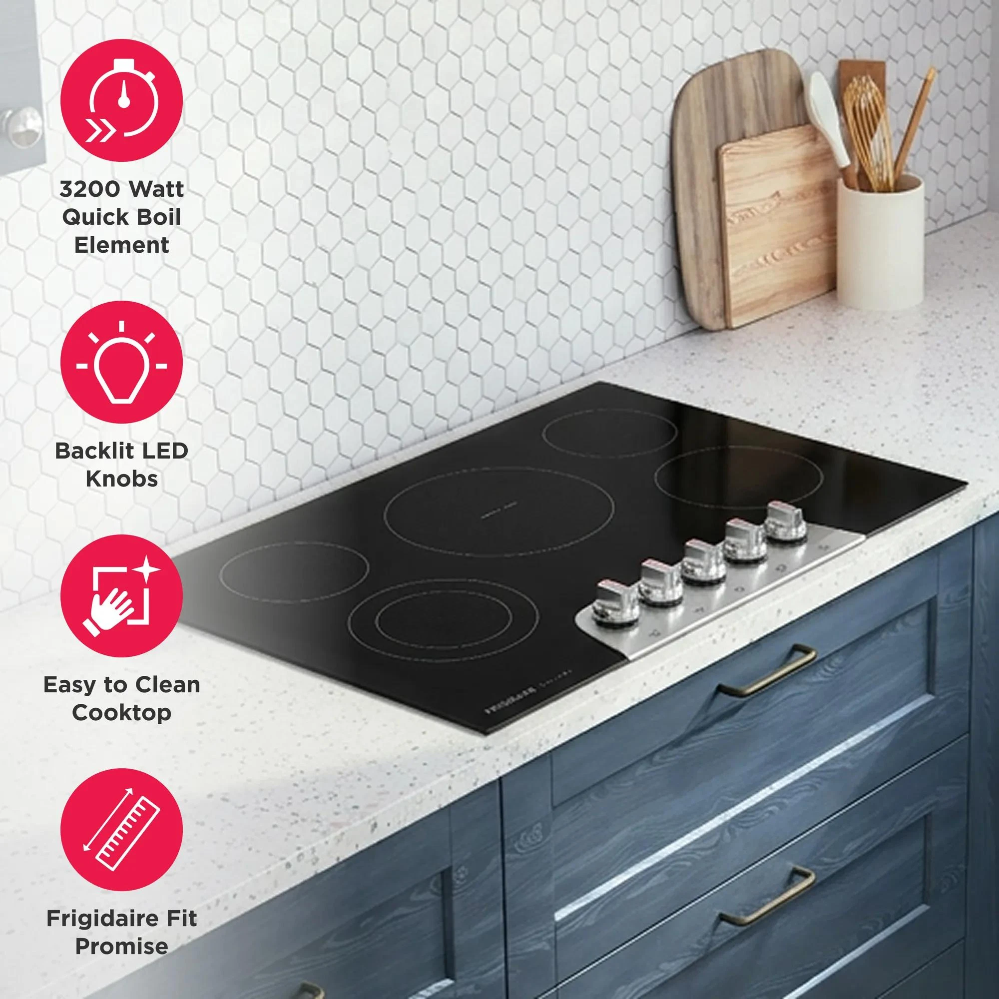 30" Electric Cooktop GCCE3070BD