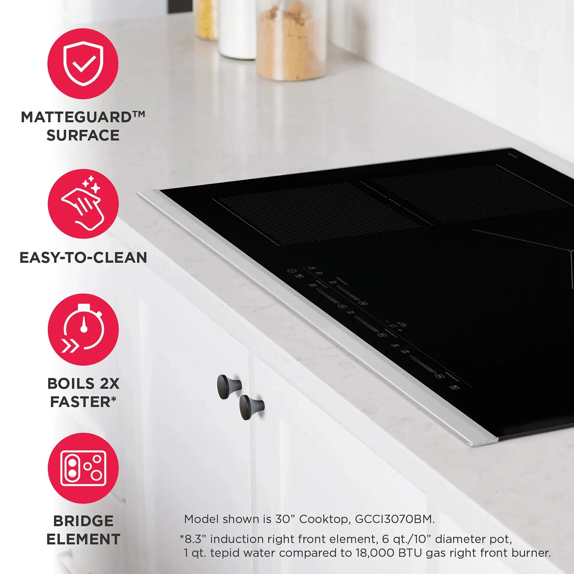 30" Induction Cooktop GCCI3070BM