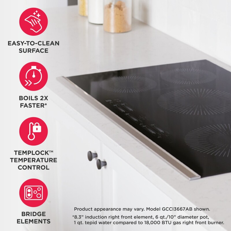 36" Induction Cooktop view 4