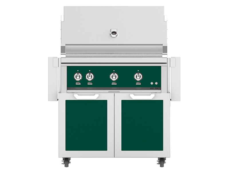 36" Outdoor Freestanding Grill on Double Door Cart GCD36LPGR