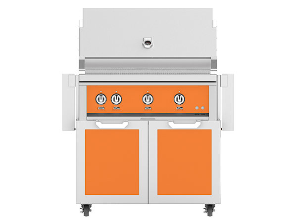 36" Outdoor Freestanding Grill on Double Door Cart GCD36LPOR
