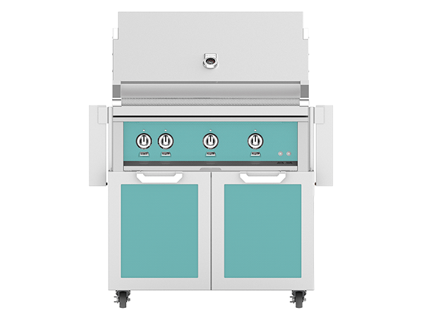 36" Outdoor Freestanding Grill on Double Door Cart GCD36LPTQ