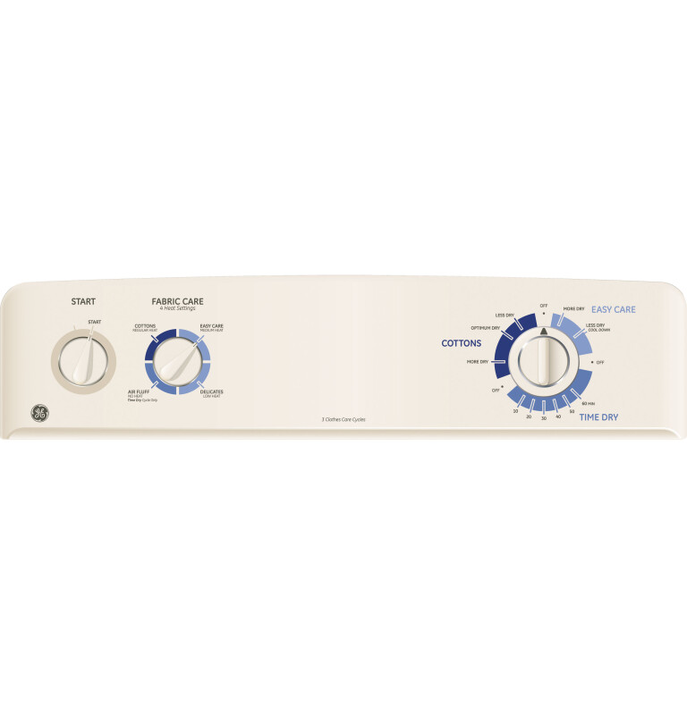 6.0 cu. ft. capacity Dura Drum electric dryer GCDX205EMCC, product image 2 of 2