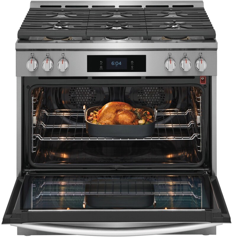 36" Dual-Fuel Range with Air Fry view 3