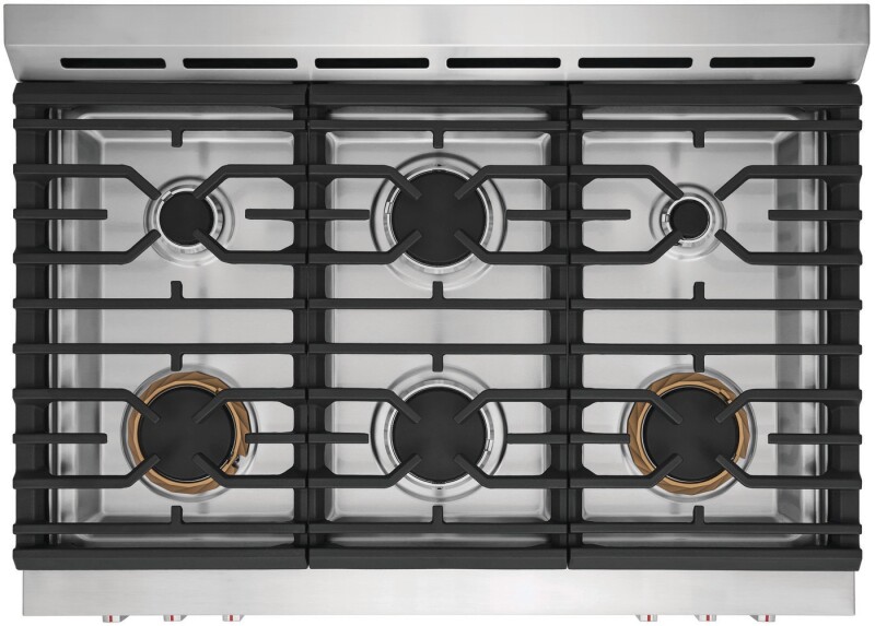 36" Dual-Fuel Range with Air Fry view 4