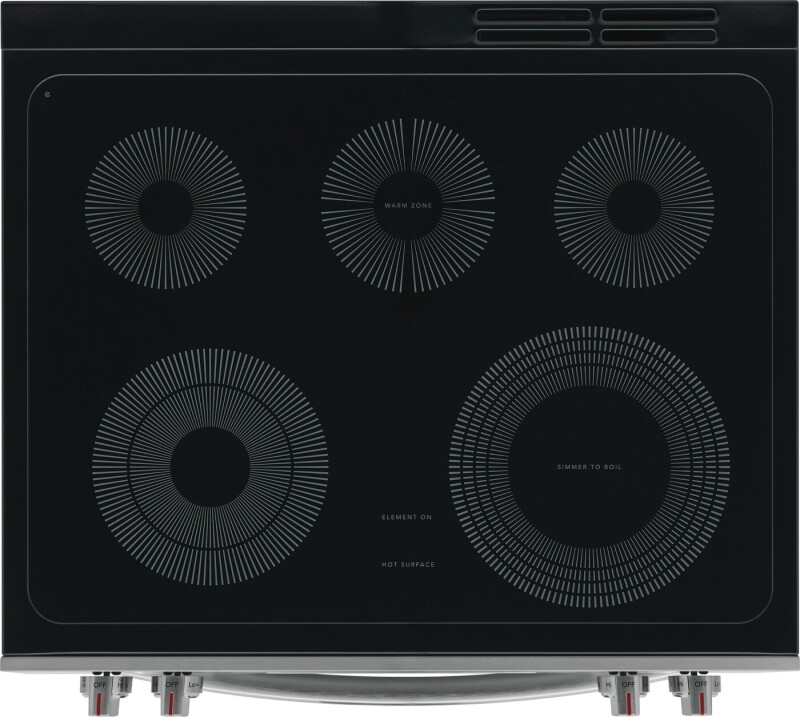 30" Front Control Electric Range with Total Convection view 4