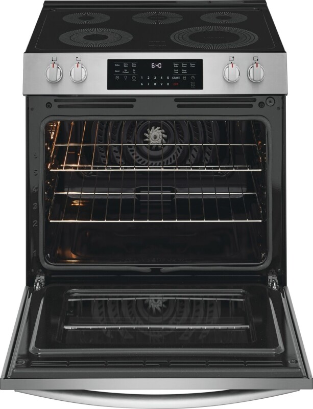 30" Front Control Electric Range with Total Convection view 6