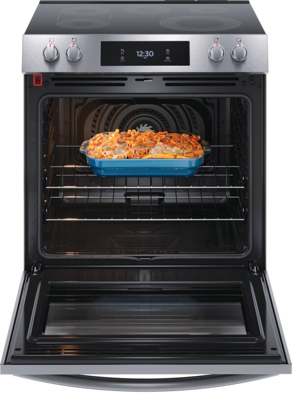 30” Electric Range with 15+ Ways to Cook, Includes Free Air Fry Tray GCFE3060BFA1