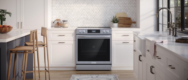 30” Electric Range with 15+ Ways to Cook, Includes Free Air Fry Tray GCFE3060BFA1