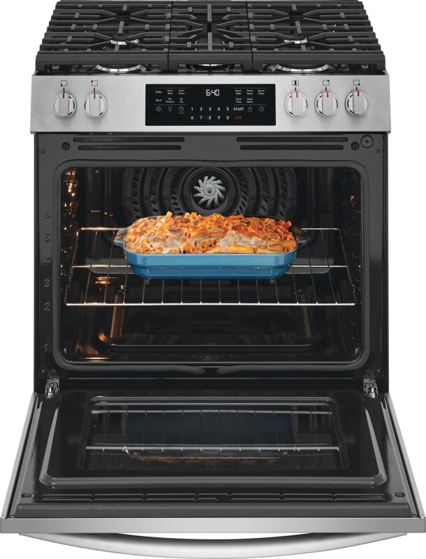 30" Gas Range with No Preheat + Air Fry view 3