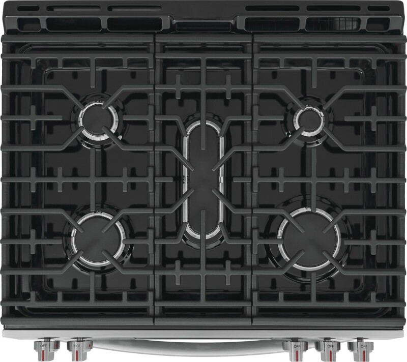 30" Gas Range with No Preheat + Air Fry view 4