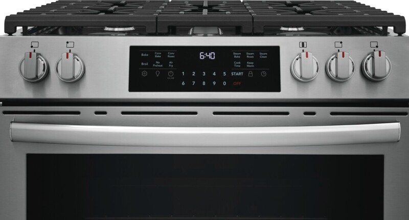 30" Gas Range with No Preheat + Air Fry view 5