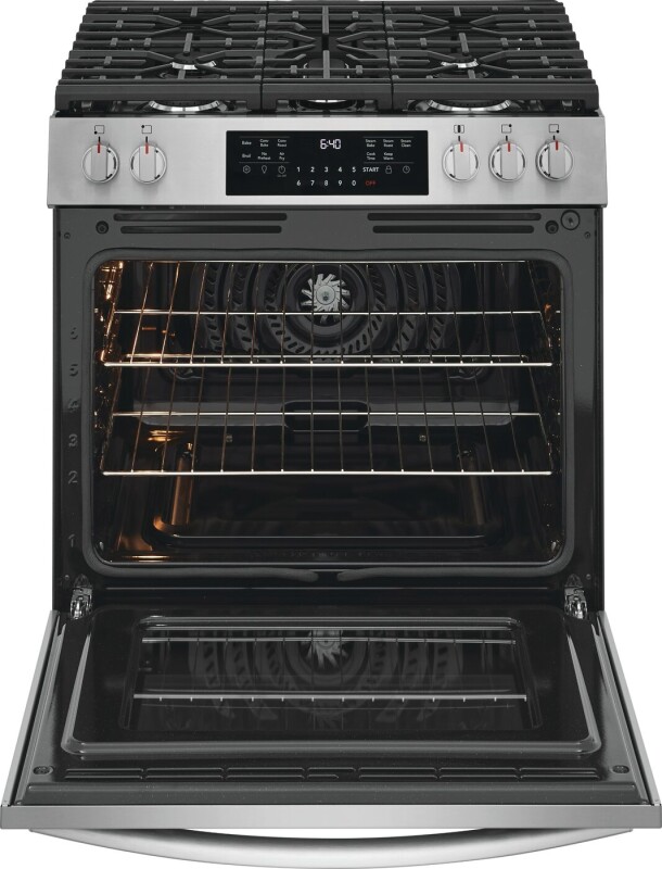 30" Gas Range with No Preheat + Air Fry view 6