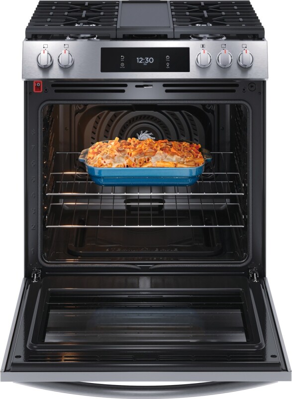 30” Gas Range with 15+ Ways to Cook, Includes Free Air Fry Tray GCFG3060BFA1