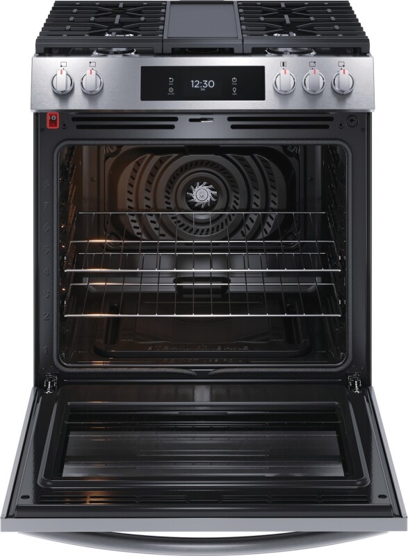 30” Gas Range with 15+ Ways to Cook, Includes Free Air Fry Tray GCFG3060BFA1