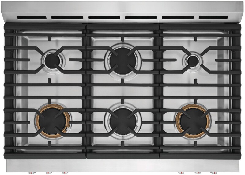 36" Gas Range with Air Fry view 4