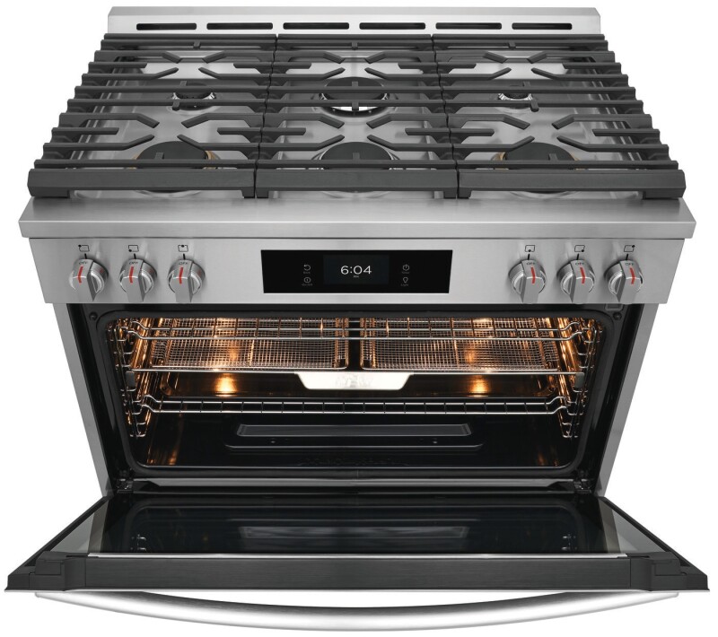 36" Gas Range with Air Fry view 12