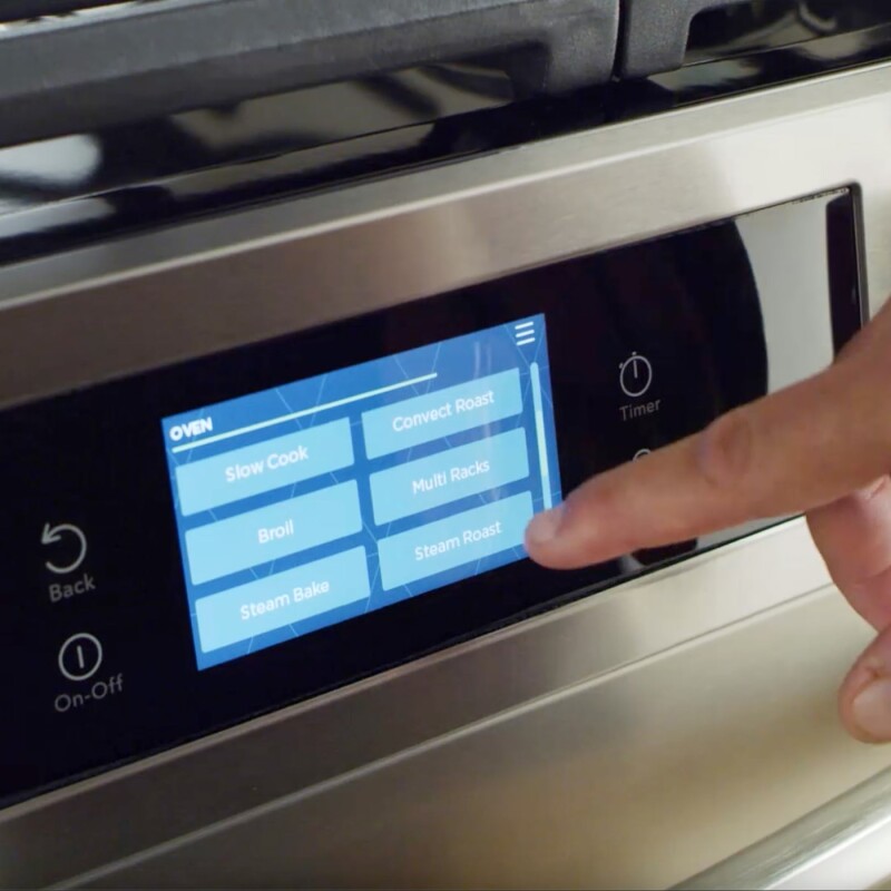 30" Front Control Induction Range with Total Convection view 19
