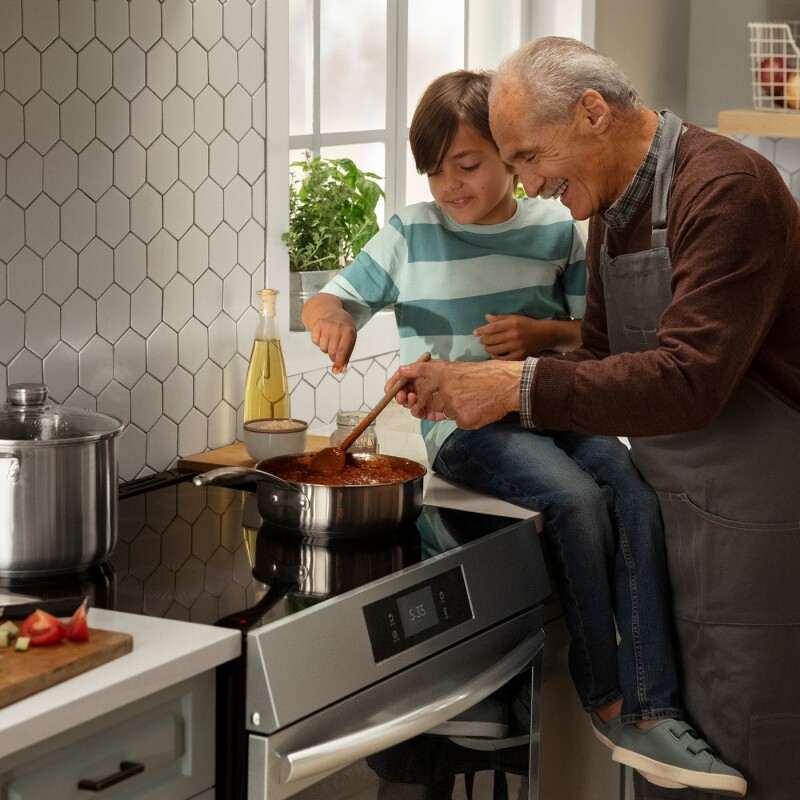 30” Induction Range with 15+ Ways to Cook, Includes Free Air Fry Tray GCFI3060BFA1