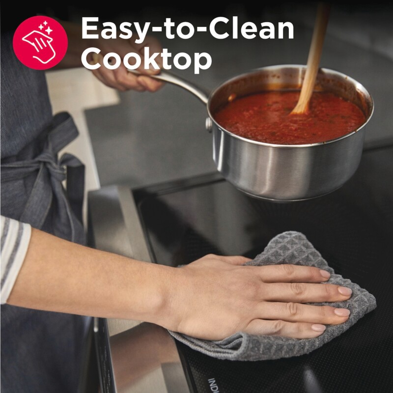 30” Induction Range with 15+ Ways to Cook, Includes Free Air Fry Tray GCFI3060BFA1