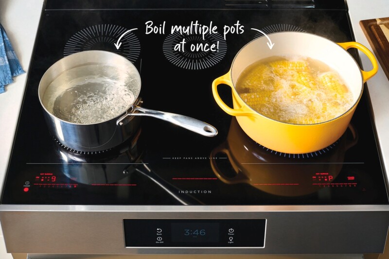 30” Induction Range with 15+ Ways to Cook, Includes Free Air Fry Tray GCFI3060BFA1