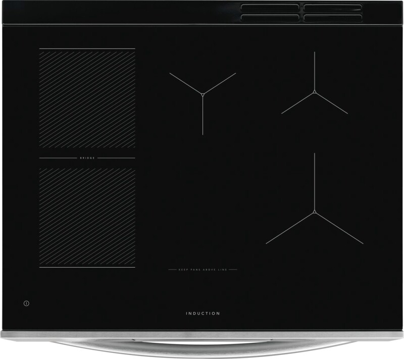 30" Front Control Induction Range with Stone-Baked Pizza view 24
