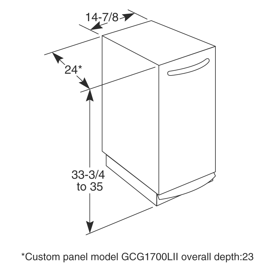 Built-In 15" Compactor GCG1580LSS