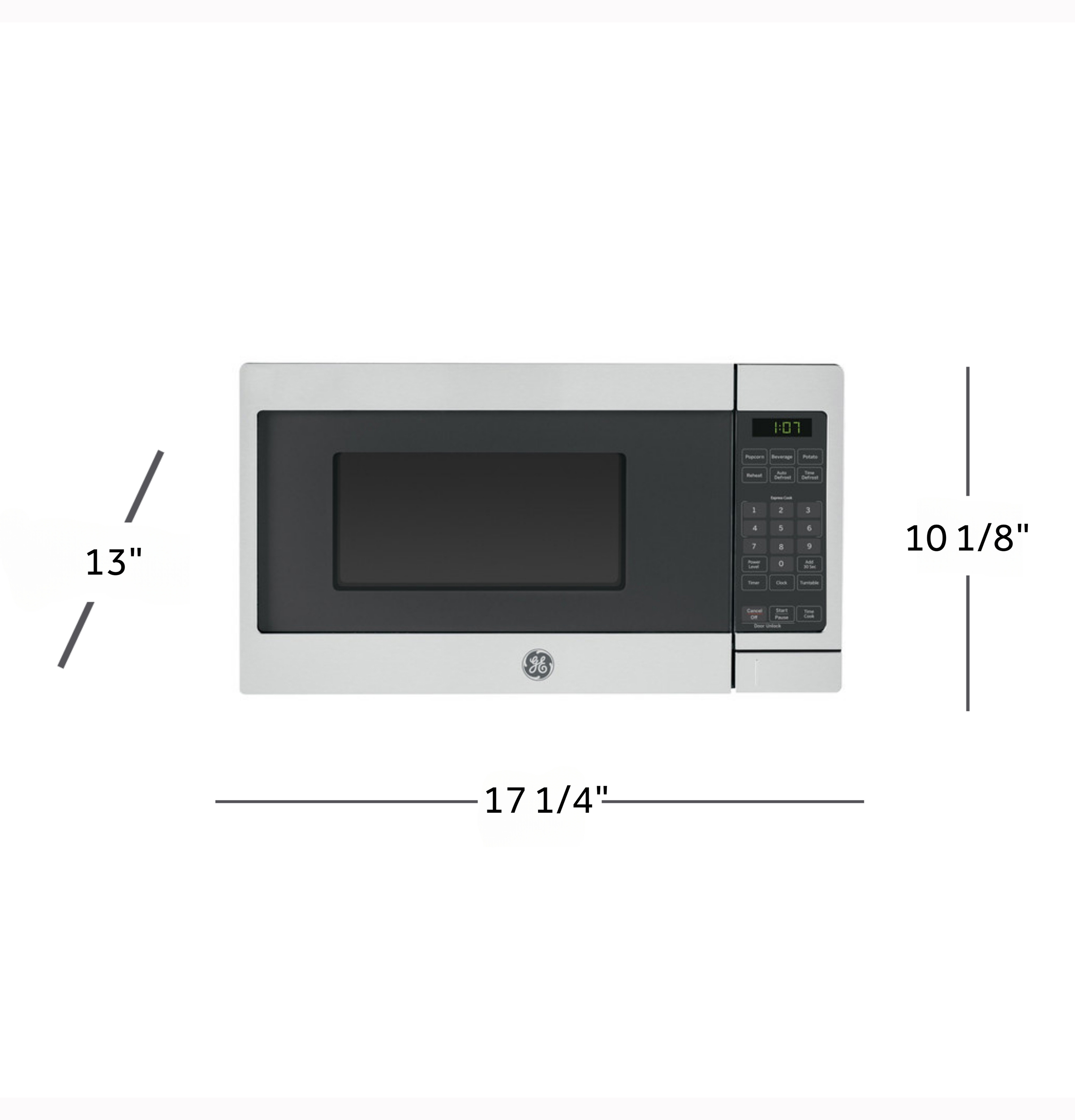 0.7 Cu. Ft. Spacemaker Countertop Microwave Oven view 14