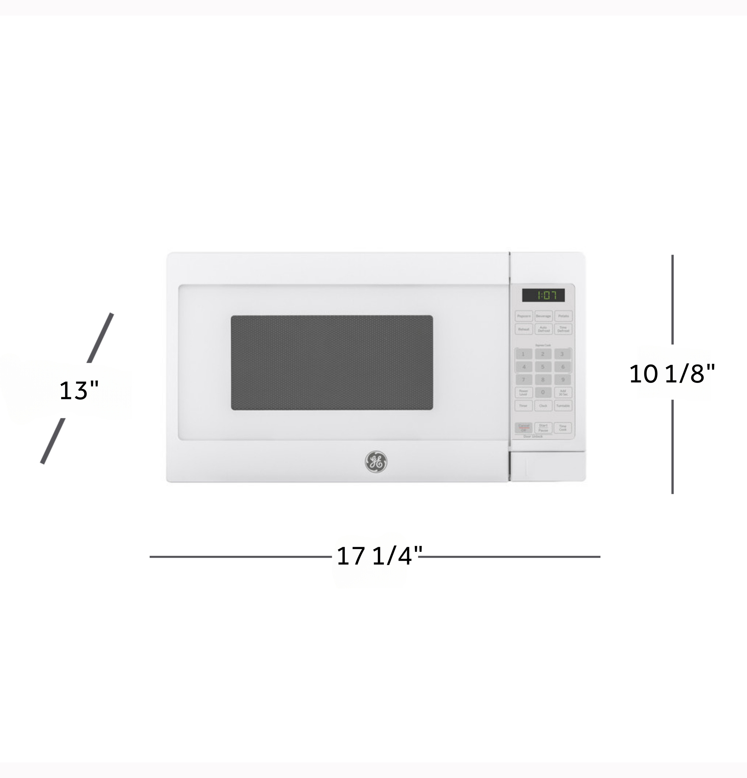 0.7 Cu. Ft. Spacemaker Countertop Microwave Oven view 12